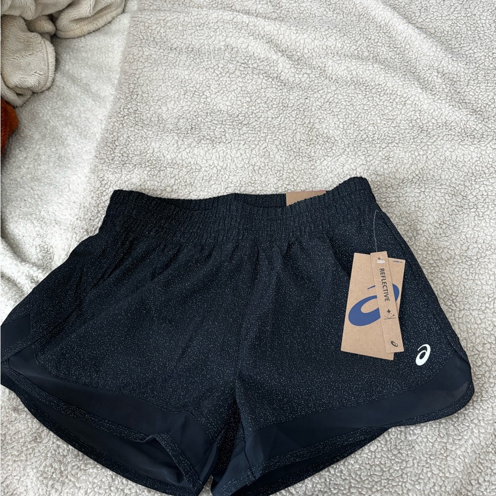 ASICS Black Athletic Shorts – Size S (NWT)